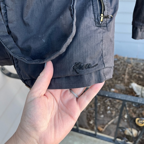 Kavu Jackets & Blazers - Kavu Charcoal Gray Jacket with Gold Zipper